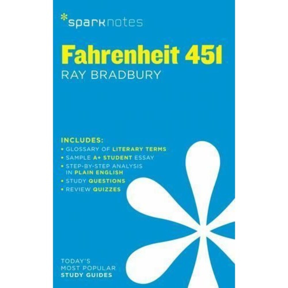 Fahrenheit 451 SparkNotes Literature Guide Paperback Ray, SparkNo